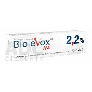 BIOLEVOX HA 2, 2% intraartikulárny roztok s obsahom hyaluronátu sodného v predplnenej striekačke s ihlou 1x2 ml vyobraziť