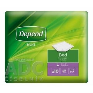 DEPEND Bed LARGE 60x90 cm absorbčné podložky 1x10 ks vyobraziť