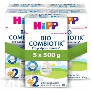 HiPP 2 BIO COMBIOTIK následná mliečna dojčenská výživa (od ukonč. 6. mesiaca) 5x500 g vyobraziť