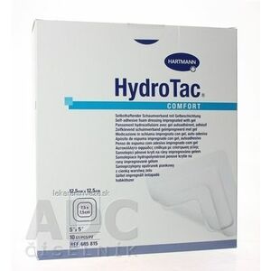 HydroTac Comfort - krytie na rany penové hydropol. impregnované gélom, samolepiace (12, 5x12, 5 cm) 1x10 ks vyobraziť