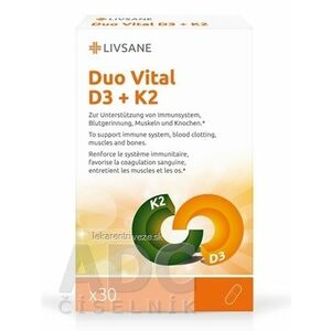 LIVSANE Duo Vital D3 + K2 cps 1x30 ks vyobraziť