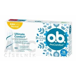 o.b. ProComfort Normal hygienické tampóny 1x16 ks vyobraziť
