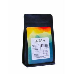 India - výberová zrnková káva VITANELLA - Hmotnosť: 500 g vyobraziť