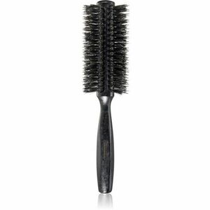 Janeke Black Line Tumbled Wood Hairbrush Ø 55mm guľatá kefa na vlasy so štetinami z nylonu a diviaka vyobraziť
