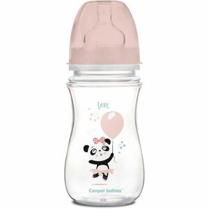 canpol babies Exotic Animals dojčenská fľaša Pink 240 ml vyobraziť