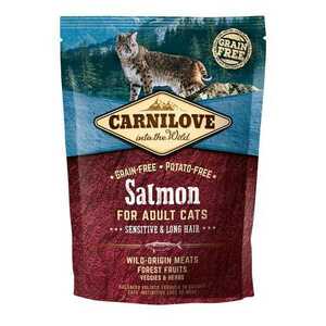 Carnilove Cat Grain Free Salmon Adult Sensitive&Long Hair 400g vyobraziť