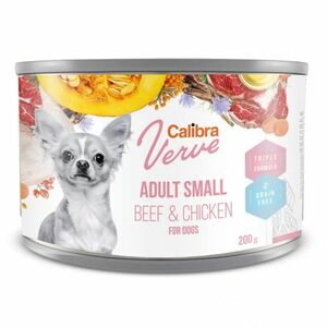 CALIBRA Verve Adult Small Beef&Chick konzerva pre malé plemená psov 200 g vyobraziť