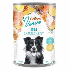 CALIBRA Verve Adult Salmon&Turkey konzerva pre psov 400 g vyobraziť