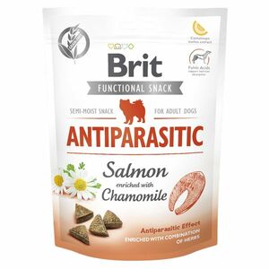 BRIT Care Functional Snack Antiparasit Salmon s lososom a harmančekom pre psov 150 g vyobraziť
