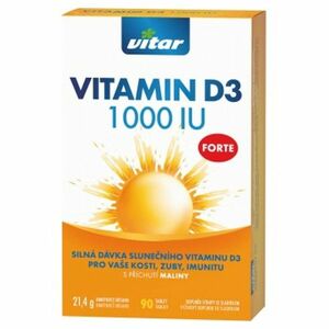 VITAR Vitamín D3 Forte 1000 IU 90 tabliet vyobraziť