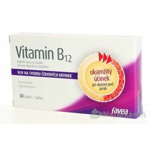 FAVEA VITAMÍN B12 30 tablet vyobraziť