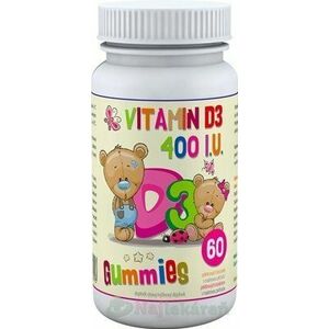 Clinical Vitamin D3 400 IU Gummies 60 pektínových cukríkov vyobraziť