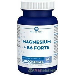 Pharma Activ Lipozomal MAGNESIUM + B6 FORTE, 60 cps vyobraziť