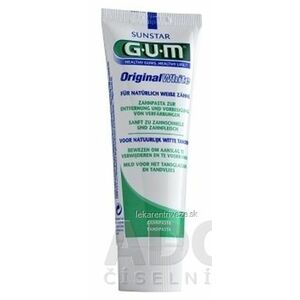 GUM Original White zubná pasta bieliaca 1x75 ml vyobraziť