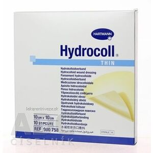 HYDROCOLL THIN kompres hydrokoloidný, tenký (10cm x 10cm) 1x10 ks vyobraziť