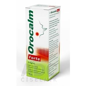 Orocalm Forte 3 mg/ml orálna roztok. aerodisperzia aer ors 88 vstrekov (fľ.HDPE s dáv.pumpou) 1x15 ml vyobraziť