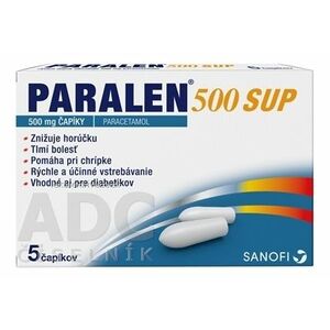 PARALEN 500 SUP sup 500 mg (strip Al) 1x5 ks vyobraziť