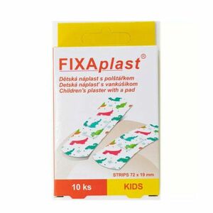 FIXAPLAST Kids detská náplasť strip s vankúšikom 72 x19 mm 10 ks vyobraziť