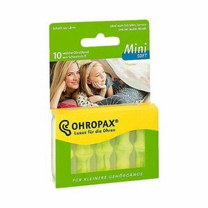 OHROPAX Mini soft ušné vložky 10 ks vyobraziť