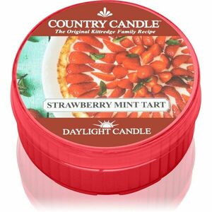 Country Candle Strawberry Mint Tart čajová sviečka 42 g vyobraziť