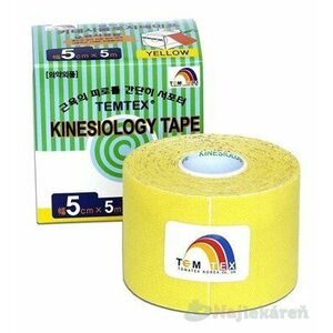 Temtex Kinesology Tape 5 cm x 5 m, žltá 1 ks vyobraziť