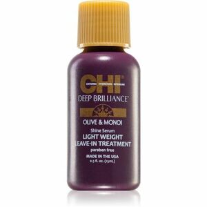CHI Brilliance Shine Serum Lightweight Leave-in Ttreatment ľahké sérum na lesk a hebkosť vlasov 15 ml vyobraziť