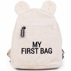 Childhome My First Bag Teddy Off White detský batoh 20x8x24 cm vyobraziť