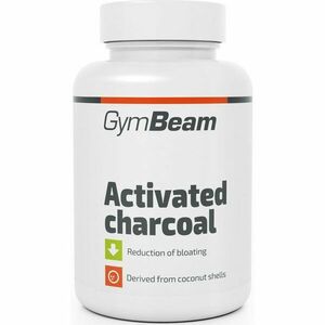 GymBeam Activated Charcoal podpora trávenia 60 cps vyobraziť