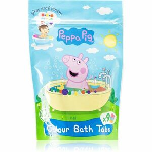 Peppa Pig Colour Bath Tabs farebné šumivé tablety do kúpeľa 9x16 g vyobraziť
