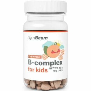 GymBeam B-Complex for Kids komplex vitamínu B pre deti príchuť Apricot 120 tbl vyobraziť