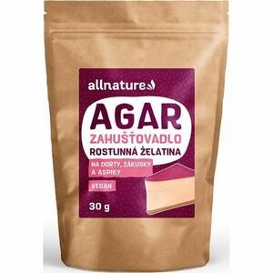 Allnature Agar prírodné zahusťovadlo v prášku 30 g vyobraziť