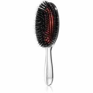 Janeke Chromium Line Air-Cushioned Brush with Bristles and Nylon Reinforcement oválna kefa na vlasy 22 x 7 cm vyobraziť