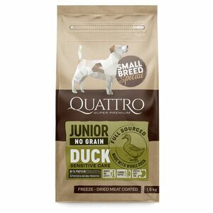 QUATTRO Dry SB Junior Kačica granule pre psov, Hmotnosť balenia (g): 7 kg vyobraziť