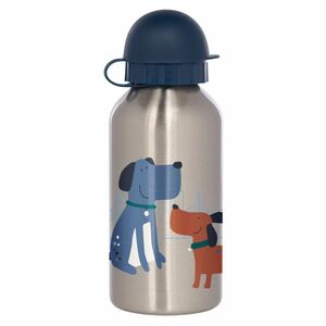 SIGIKID Fľaštička z nerezovej ocele na pitie psíkovia modrá 400 ml vyobraziť