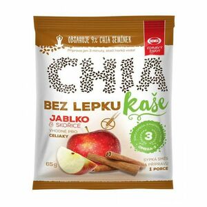 SEMIX Chia kaša bez lepku s jablkami a škoricou 65 g vyobraziť