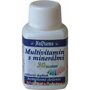 MedPharma Multivitamín s minerály 30 složek 37 tabliet vyobraziť