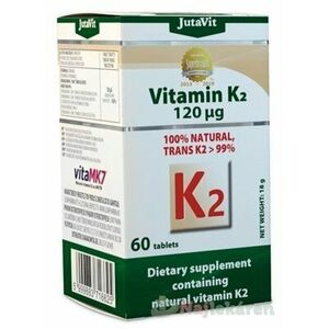 JutaVit Vitamín K2 prírodný 120 µg 60 tabliet vyobraziť