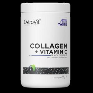 Kolagén + Vitamín C - OstroVit, príchuť čierne ríbezle, 400g vyobraziť