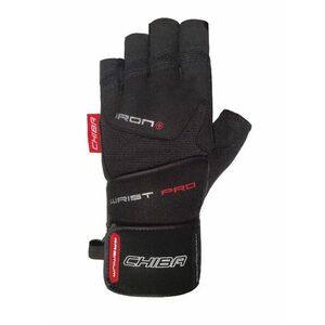 Fitness rukavice Iron Premium ll - Chiba, čierne, veľ. M, Doprava zadarmo vyobraziť