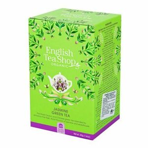 BIO Zelený čaj s jazmínom a kvetom bazy - English Tea Shop 40g vyobraziť