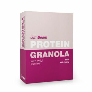 Proteínová granola s lesným ovocím - GymBeam, 300g vyobraziť