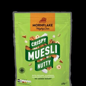 Chrumkavé Müsli Nutty - Mornflake, 650g vyobraziť