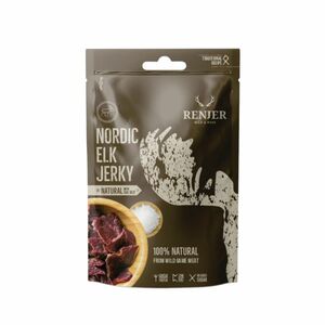 Sušené losie mäso Elk Jerky - Renjer, čierne korenie, 25g vyobraziť