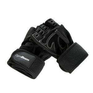 Fitness rukavice Wrap Black - GymBeam vyobraziť