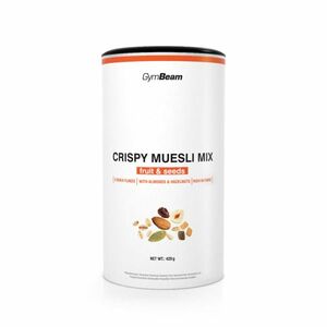 Crispy Muesli Mix - GymBeam, ovocie a semienka, 420g vyobraziť