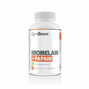 Bromelain Papain - GymBeam, 90cps vyobraziť