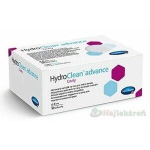 HydroClean advance Cavity vankúšik na rany štvorec (10x10 cm) 1x10 ks, Doprava zadarmo vyobraziť