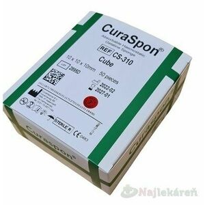 CuraSpon Cube CS-310 želatínové hemostatikum, 50 ks vyobraziť