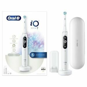 ORAL-B io series 7 white elektrická zubná kefka + držiak + puzdro set vyobraziť