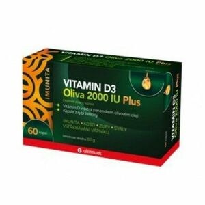 GLENMARK Vitamín D3 oliva 2000 IU plus 60 kapsúl vyobraziť